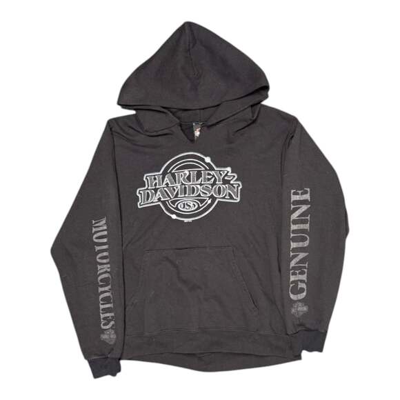 Harley-Davidson Other - Harley-Davidson T.S.I. Ellington CT Motorcycle Hoodie Size M